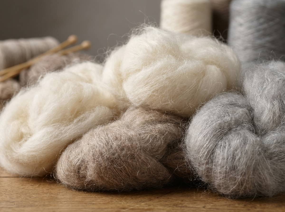 Soft luxury fiber close-up